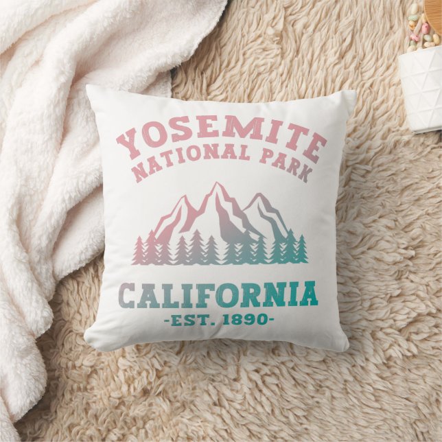 Coussin Parc national de Yosemite Californie Randonnée Gra (Couverture)