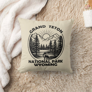 Coussin Parc national des montagnes du Grand Teton