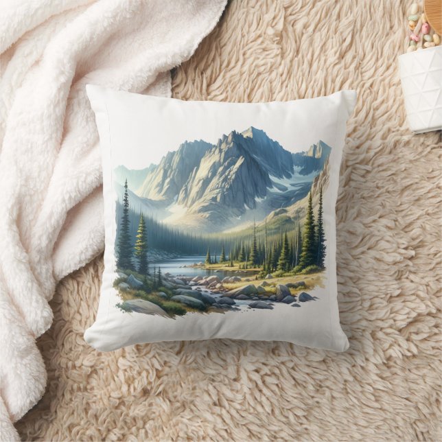 Coussin Parc national des Rocheuses Colorado (Couverture)