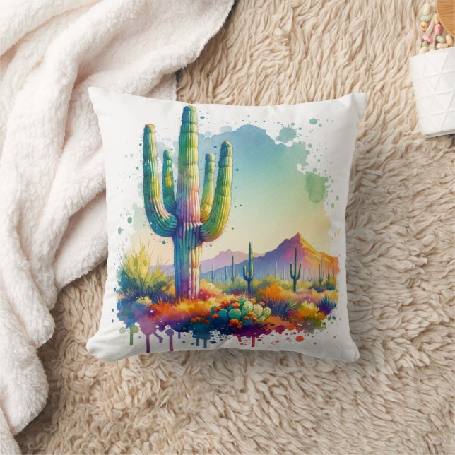 Coussin Parc national du Saguaro Arizona Giant Cactus (Couverture)