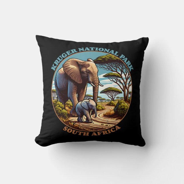 Coussin Parc national Kruger Afrique du Sud (Recto)