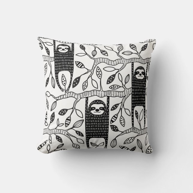 Coussin Parcelles réfrigérées : Motif animal mignon. (Recto)