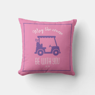 Coussin Parcours de golf Golf Quote Cute Golf Panier Custo
