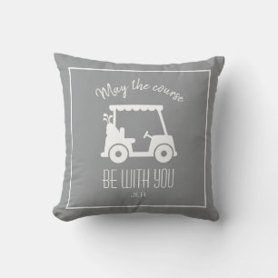 Coussin Parcours de golf Quote de golf Cuite Panier Person
