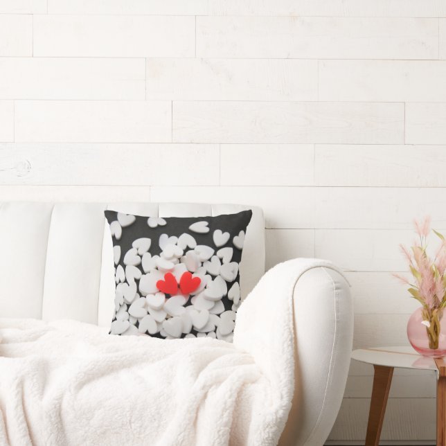 Coussin Pareja de corazones enamorados (Canapé)