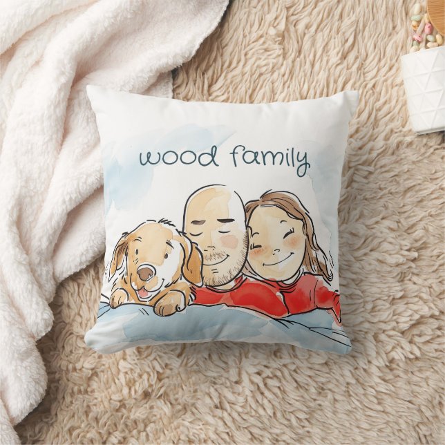 Coussin Parents de chiens (Couverture)