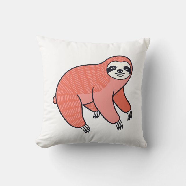 Coussin Paresseux Mignon (Recto)