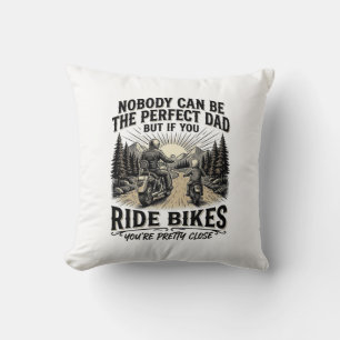 Coussin Parfait Papa Vélo Vélos Vintage Chemise Biker Desi