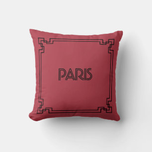Coussin Paris Art Nouveau Art Deco Jugendstil