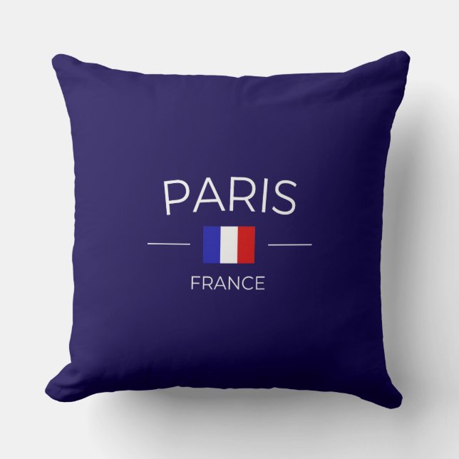 Coussin paris en France (Recto)