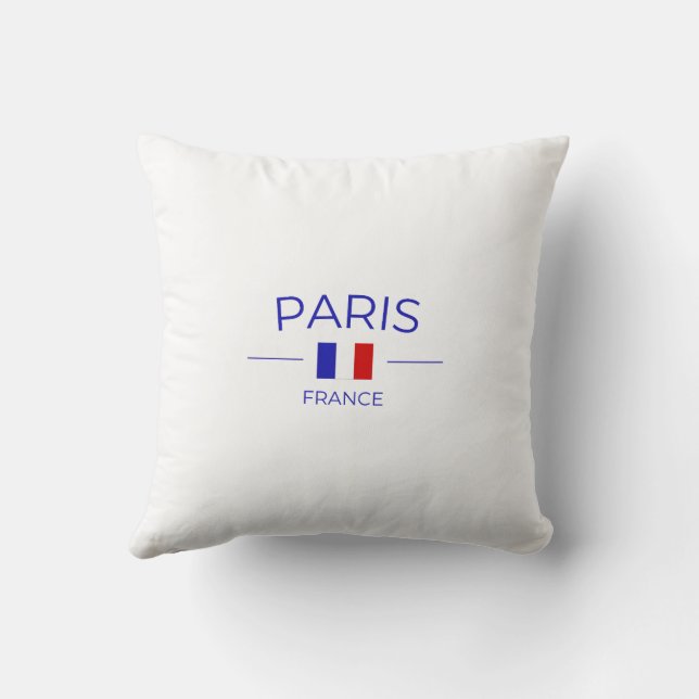 Coussin paris en France (Verso)