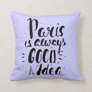 Coussin Paris est toujours une bonne idée