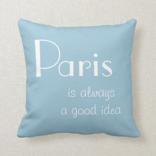 Coussin Paris est toujours une bonne idée