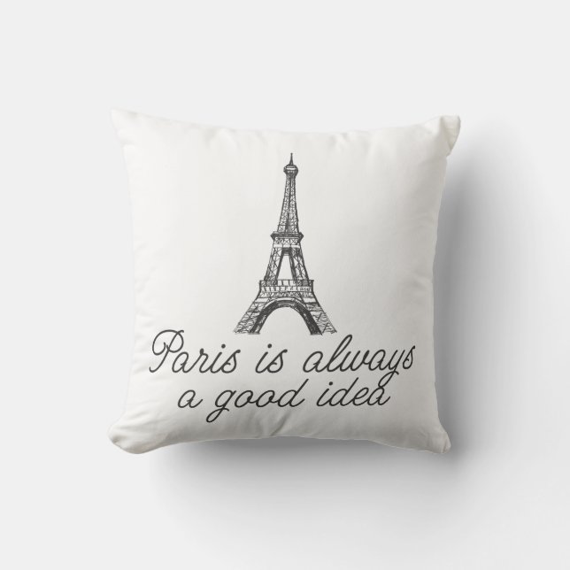 Coussin Paris est toujours une bonne idée (Recto)