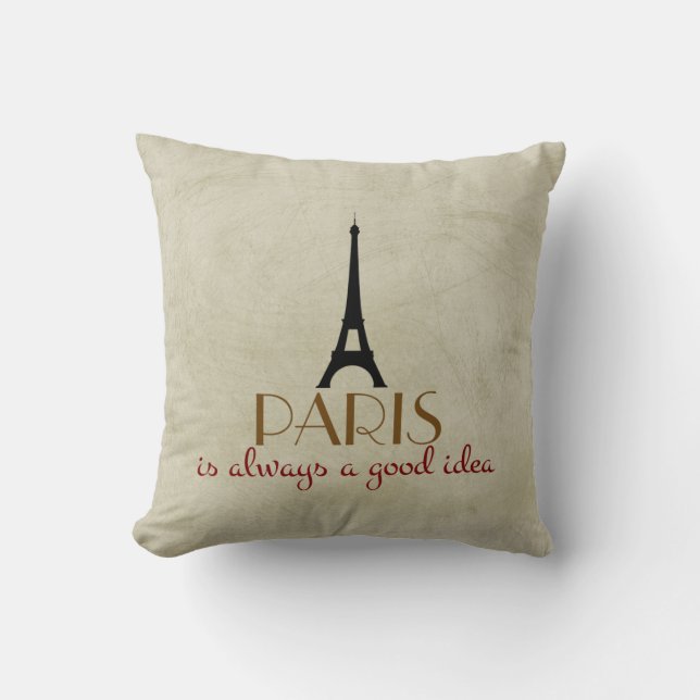 Coussin Paris est toujours une bonne idée (Recto)