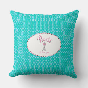 Coussin Paris Je t'aime
