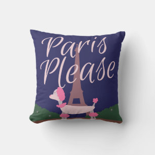 Coussin Paris S'Il Vous Plaît Poodle