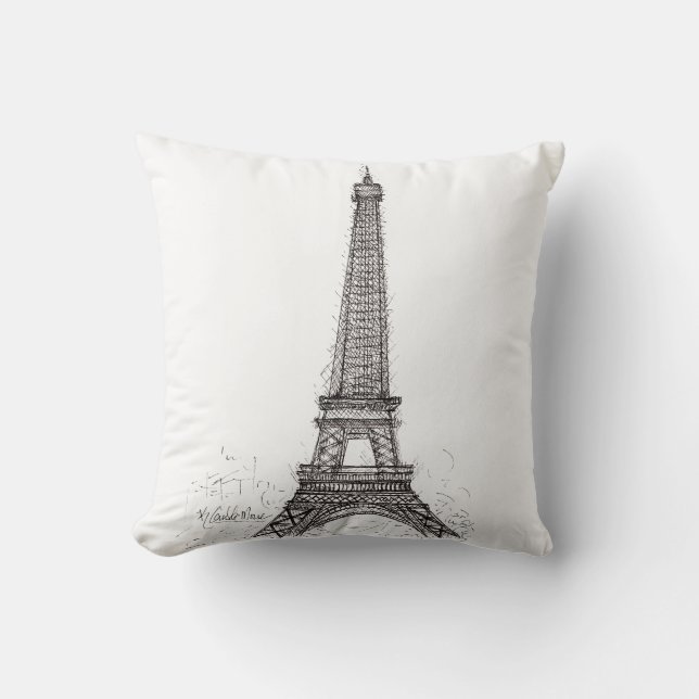 Coussin Paris Sketch (Recto)