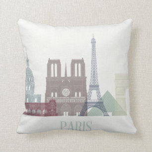 Coussin Paris Skyline