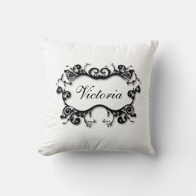 Coussin Parisien Fait Parcourir Votre Texte (Recto)