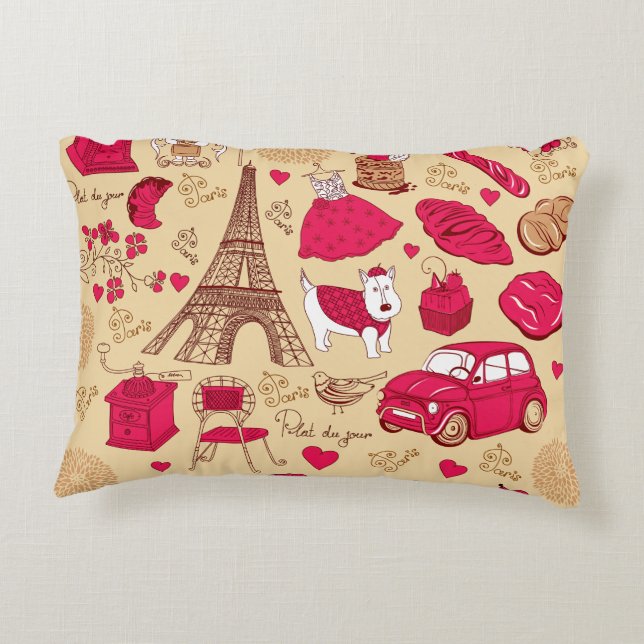 Coussin parisien Whimsical (Dos)