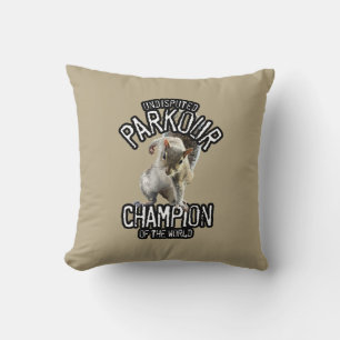 Coussin Parkour Squirrel - drôle freerunning