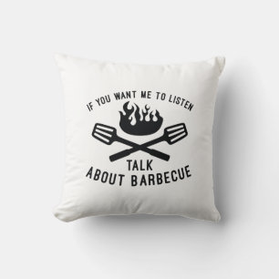 Coussin Parler de Barbecue