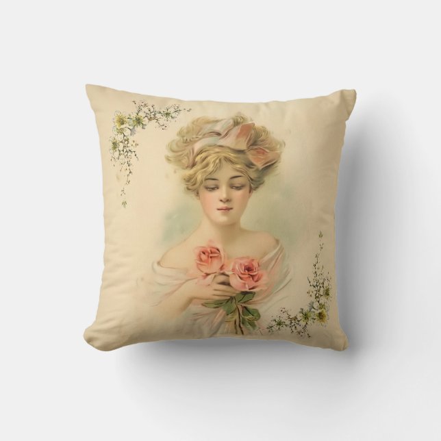 Coussin Parlour_Flora victorien (Recto)