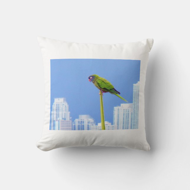 Coussin ~Parrot~ JETER UN OREILLARD, CUSTOMISER (Recto)