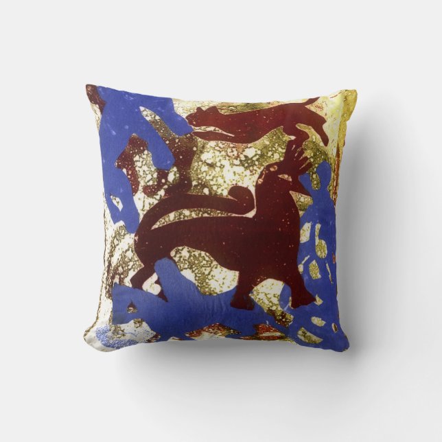 Coussin Partie de poule (Recto)