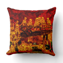 Partie squelettique dans le cru heureux de