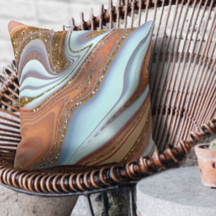 Coussin Parties scintillant Abstraite Strata Sud-Ouest ID9