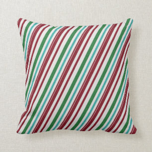 Coussin Parties scintillant Candy Stripes