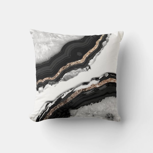 Coussin Parties scintillant d'âge Glam #2 (Recto)