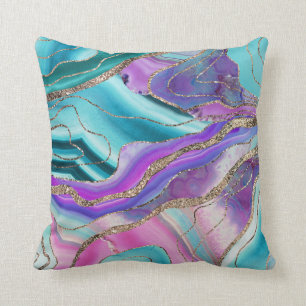 Coussin Parties scintillant de l'agent de la Sirène de l'U