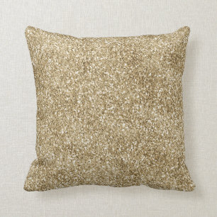 Coussin Parties scintillant de verre d'or chaud Glitz