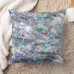 Coussin Parties scintillant d'étincelle holographique