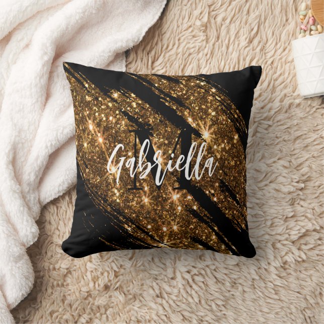 Coussin Parties scintillant d'or (Couverture)
