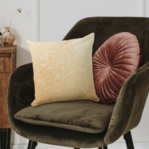 Coussin Parties scintillant d'or Salon de luxe élégant