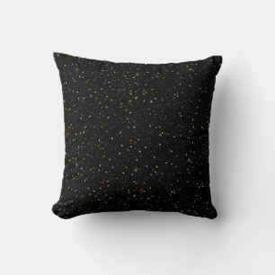 Coussin Parties scintillant en or glam et image étincelant