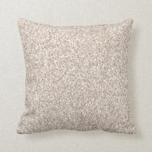 Coussin Parties scintillant Glitz crème brillante étince