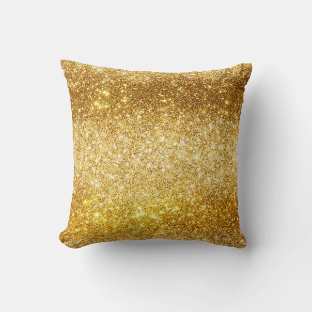 Coussin Parties scintillant Gold de luxe (Recto)