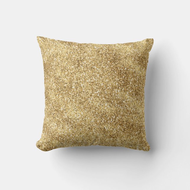 Coussin Parties scintillant Gold Ombre   (Recto)