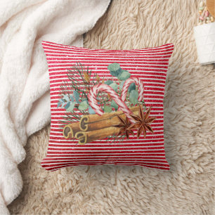 Coussin Parties scintillant look Red Pine Sucre de canne B