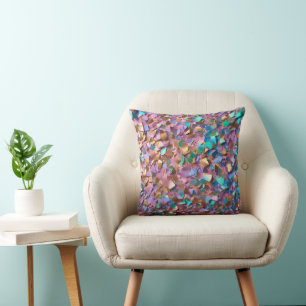 Coussin Parties scintillant Moderne Opal Collection Hologr