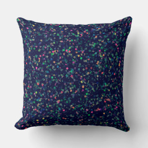 Coussin Parties scintillant multicolore Confetti