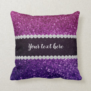 Coussin Parties scintillant Ombre étincelante