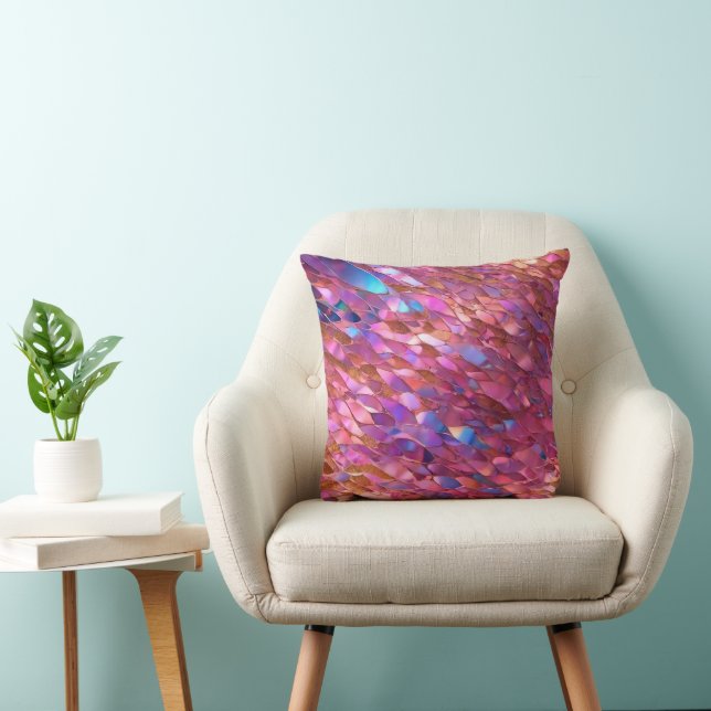 Coussin Parties scintillant Populaire Opal Holographic Col (Chaise)