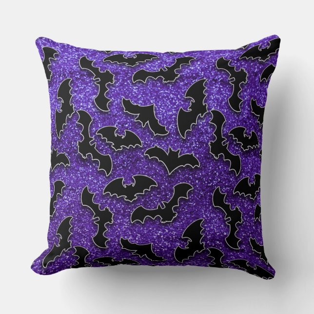 Coussin Parties scintillant PURPLE RESSORT DE BAIES NOIRES (Recto)