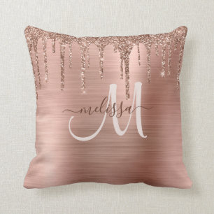 Coussin Parties scintillant Rose Chic Gold Driving